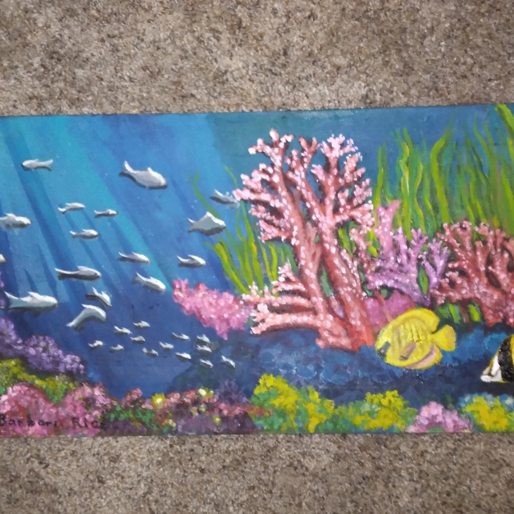 Original oil painting on canvas By Barbara Rice